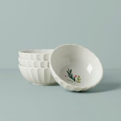 French Perle Berry All-Purpose Bowls - Set of 4